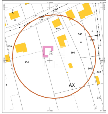 
Terrain à bâtir viabilisé 1750 m²
