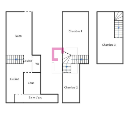 
Maison Saint Quentin 4 pièce(s) 60 m2
