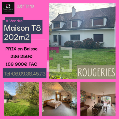 
Maison Rougeries 11 pièce(s) 202 m2
