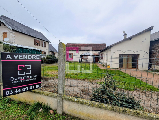 
maison entre Noyon et Chauny vivable de plain pied
