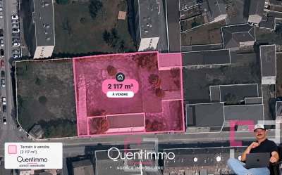 
À VENDRE ? BEAU TERRAIN DE 2 117 m² AVEC GARAGE ET ACCÈS PRIVATIF ? LAON
